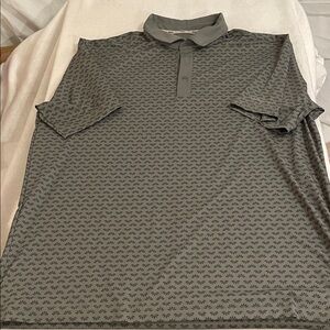 Walter Hagen Gray Patterned Polo